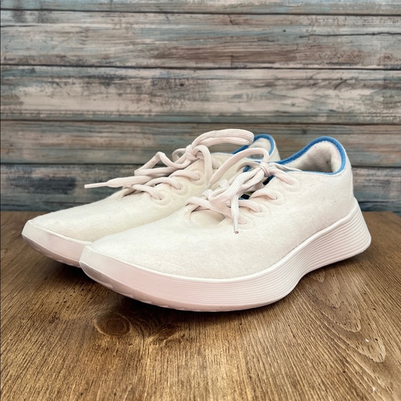Allbirds Women's Wool Runner Go Cream Sneakers Size 10 - Picture 3 of 14